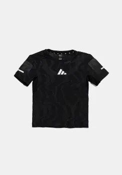 adidas tricou copii culoarea negru, cu imprimeu, JJ4997 imagine