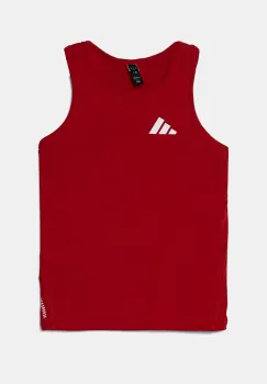 adidas tricou copii culoarea rosu, cu imprimeu, IT5062 imagine