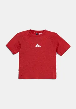 adidas tricou copii culoarea rosu, cu imprimeu, JD0136 imagine