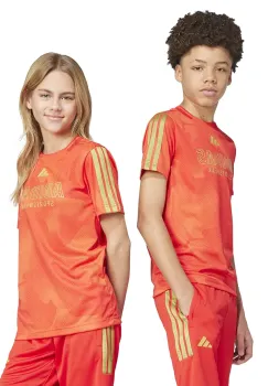 adidas tricou copii culoarea rosu, cu imprimeu, JD0497 imagine