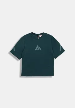 adidas tricou copii culoarea verde, cu imprimeu, JW2432 imagine
