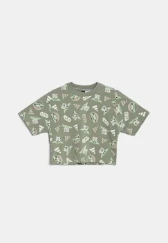 adidas tricou copii culoarea verde, modelator, JF3650 imagine