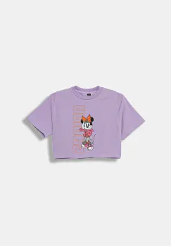 adidas tricou copii culoarea violet, JM0830 imagine