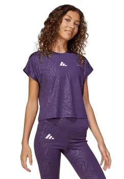 adidas tricou copii culoarea violet, JM3913 imagine