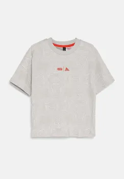 adidas tricou copii J SW ZNE T culoarea gri, modelator, IW0647 imagine