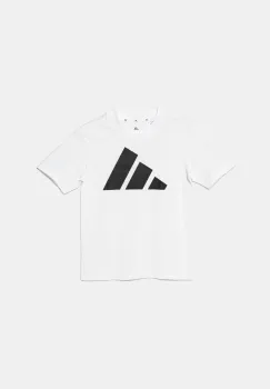 adidas tricou de bumbac pentru copii culoarea alb, cu imprimeu, JC9659 imagine