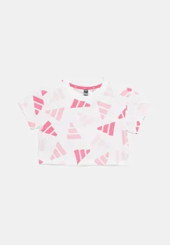 adidas tricou de bumbac pentru copii culoarea alb, JC7710 imagine