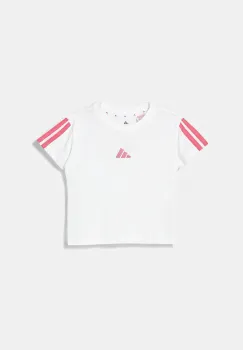 adidas tricou de bumbac pentru copii culoarea alb, JY4973 imagine