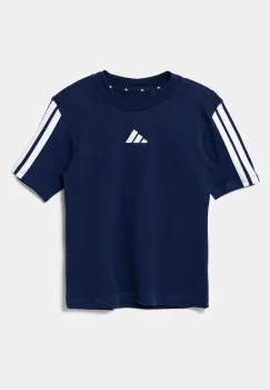 adidas tricou de bumbac pentru copii culoarea albastru marin, modelator, JD6490 imagine