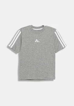 adidas tricou de bumbac pentru copii culoarea gri, cu imprimeu, JY4968 imagine