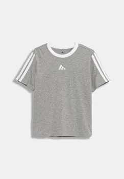 adidas tricou de bumbac pentru copii culoarea gri, JW8631 imagine
