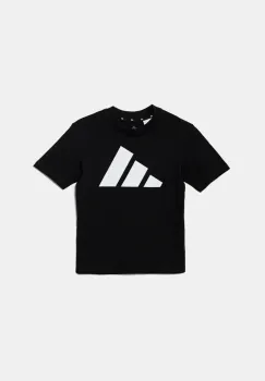 adidas tricou de bumbac pentru copii culoarea negru, cu imprimeu, JC9660 imagine