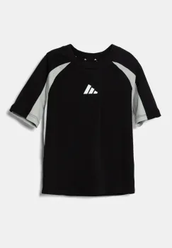 adidas tricou de bumbac pentru copii culoarea negru, cu imprimeu, JD0058 imagine