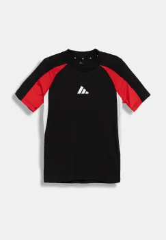 adidas tricou de bumbac pentru copii culoarea negru, cu imprimeu, JM1629 imagine