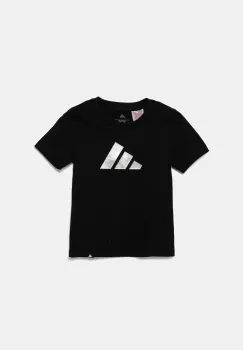 adidas tricou de bumbac pentru copii culoarea negru, JV5262 imagine