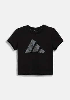 adidas tricou de bumbac pentru copii culoarea negru, KC5448 imagine