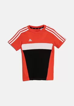 adidas tricou de bumbac pentru copii culoarea portocaliu, modelator imagine