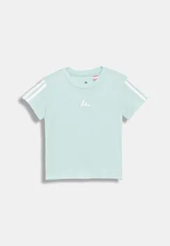 adidas tricou de bumbac pentru copii culoarea turcoaz, JY4974 imagine