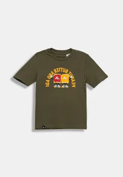 adidas tricou de bumbac pentru copii culoarea verde, cu imprimeu, JV5250 imagine