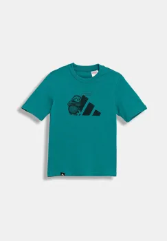 adidas tricou de bumbac pentru copii culoarea verde, cu imprimeu, JV5253 imagine