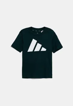adidas tricou de bumbac pentru copii culoarea verde, cu imprimeu, JV9871 imagine