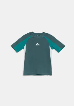 adidas tricou de bumbac pentru copii culoarea verde, cu imprimeu, JW4966 imagine