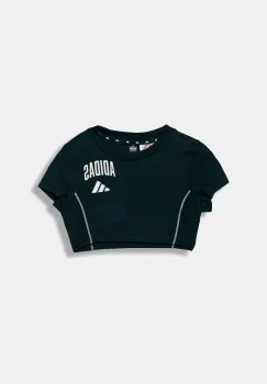 adidas tricou de bumbac pentru copii culoarea verde, JW8657 imagine
