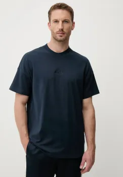 adidas tricou din bumbac All SZN culoarea bleumarin, uni, JX5080 imagine
