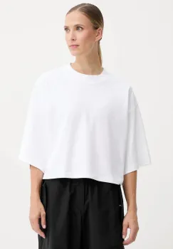 adidas tricou din bumbac City Escape culoarea alb, JF3404 imagine