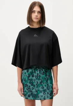 adidas tricou din bumbac City Escape Loose culoarea negru, JV7112 imagine