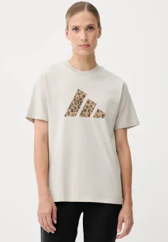adidas tricou din bumbac culoarea gri, JM4423 imagine