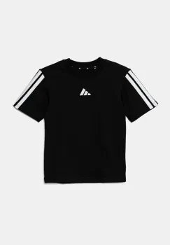 adidas tricou din bumbac culoarea negru, cu imprimeu, JD6487 imagine