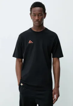 adidas tricou din bumbac Doodle Hunt Hike Graphic T-Shirt culoarea negru, cu imprimeu, KA7139 imagine