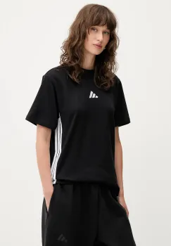adidas tricou din bumbac Essentials culoarea negru, JD0846 imagine