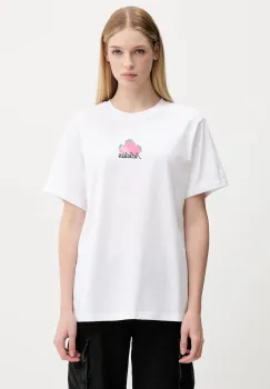 adidas tricou din bumbac FARMMKT culoarea alb, KC2325 imagine