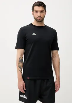 adidas tricou din bumbac Mini Pizza Graphic Tee culoarea negru, cu imprimeu, JM6483 imagine