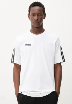 adidas tricou din bumbac Script Tee culoarea alb, cu imprimeu, KD2258 imagine
