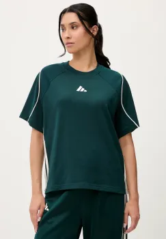 adidas tricou din bumbac Stadium culoarea verde, JW0449 imagine