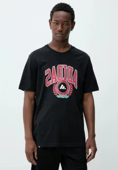 adidas tricou din bumbac VSTY CREST culoarea negru, cu imprimeu, JV8443 imagine