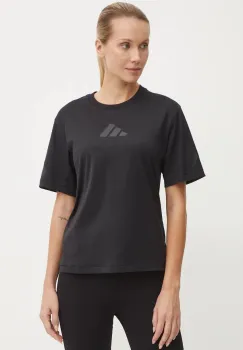 adidas tricou din bumbac ZNE femei, culoarea negru, JE7846 imagine