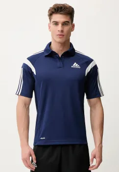 adidas tricou polo barbati, cu model F76954-blue imagine