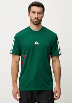 adidas tricou Tiro culoarea verde, cu imprimeu, JN2579 imagine