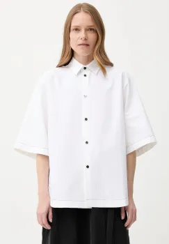 AERON camasa AVONLEA culoarea bej, cu guler clasic, relaxed, SH196471 imagine