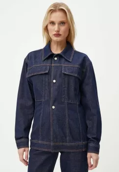 AERON geaca cu aspect de camasa culoarea albastru marin, de tranzitie, PFJK117451 imagine