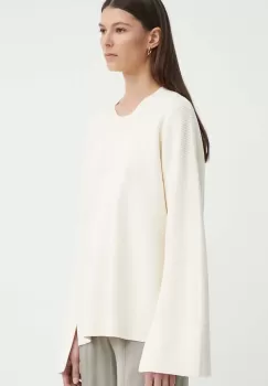 AERON pulover de lana PRIAM femei, culoarea bej, AW24RSPU246486 imagine