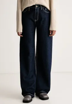 Aeronautica Militare  blugi wide leg pentru femei imagine
