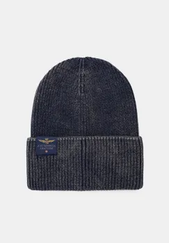 Aeronautica Militare caciula din bumbac culoarea bleumarin, CU0084UL00551 imagine