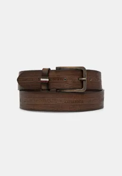 Aeronautica Militare curea de piele barbati, culoarea maro, CP262PL274 imagine