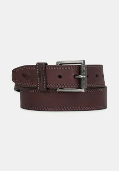Aeronautica Militare curea din piele intoarsa culoarea maro, CP237PL181 imagine