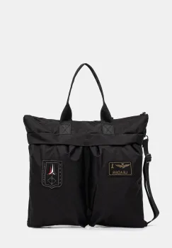 Aeronautica Militare geanta culoarea negru, BO1103UCT03215 imagine
